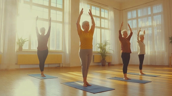 М'які асани для людей старшого віку - плавні рухи для покращення гнучкості